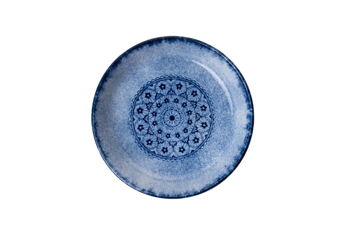 Hermia Vajilla de Porcelana N25005 de 27 Piezas Azul